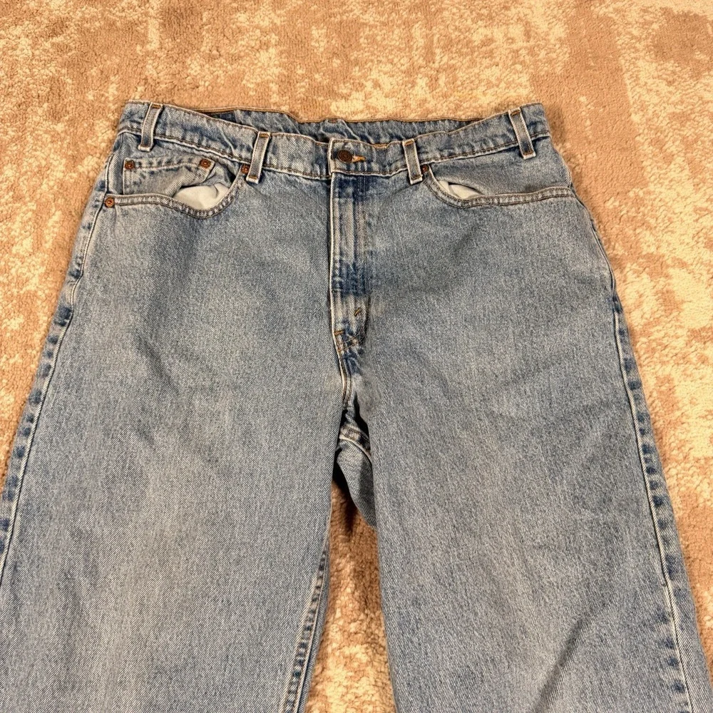 Vintage 90s Levi's 550 Jeans Mens 38x30 Blue Straight Leg Relaxed Fit